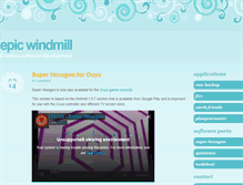 Tablet Screenshot of epicwindmill.com